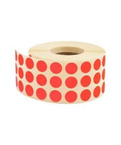 10 mm KIRMIZI NOKTA ETİKETİ 5000 Lİ