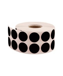 20 mm SİYAH NOKTA ETİKETİ 2500 Lİ