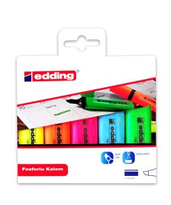 Edding Fosforlu Kalem 5 li Karışık Renk (E-344)