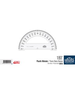 Hatas Plastik Minkale 15 cm (Yarım Daire - Derece)