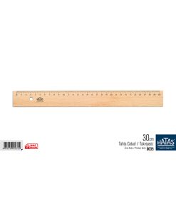 Hatas Tahta Cetvel 30 cm