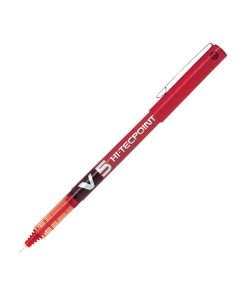 PILOT V5 HI-TECPOINT KIRMIZI (J)